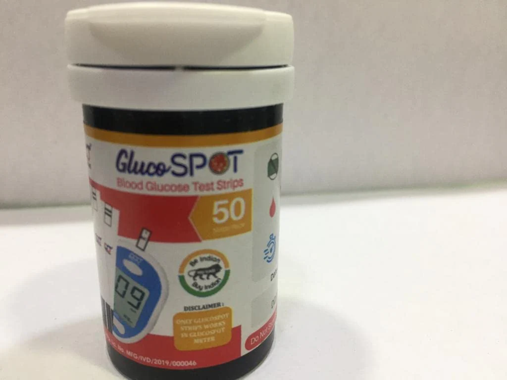 Gluco SPOT Blood Glucose Test Strips - 50 Strips | Glucometer Strips - Image 5