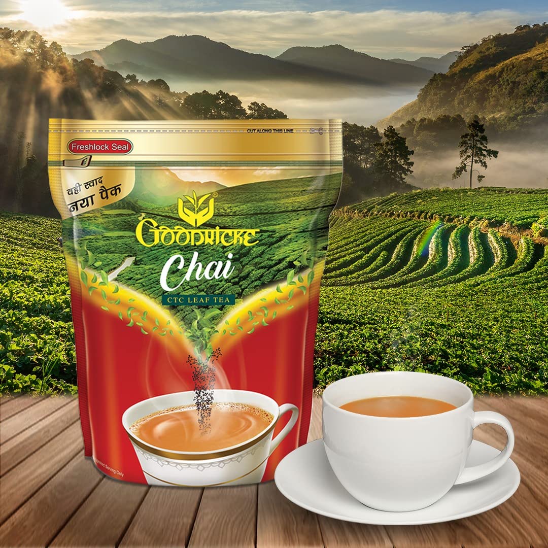 Goodricke Assam CTC Leaf Tea - 1 Kg, 35.2 Ounce | 100% Pure & Natural Loose Leaves Tea - Premium Whole Leaf CTC Tea | Kadak Chai Patti - Richer Taste & Sweet Lasting Aftertaste, Low Caffeine - Image 4