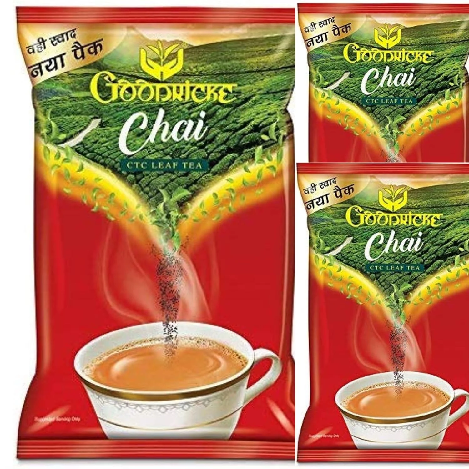 Goodricke Assam CTC Leaf Tea - Pack Of 3 X 250gm, 8.8 Ounce Each | 100% Pure & Natural Loose Leaves Tea - Premium Whole Leaf CTC Tea | Kadak Chai Patti - Richer Taste & Sweet Lasting Aftertaste - Image 5
