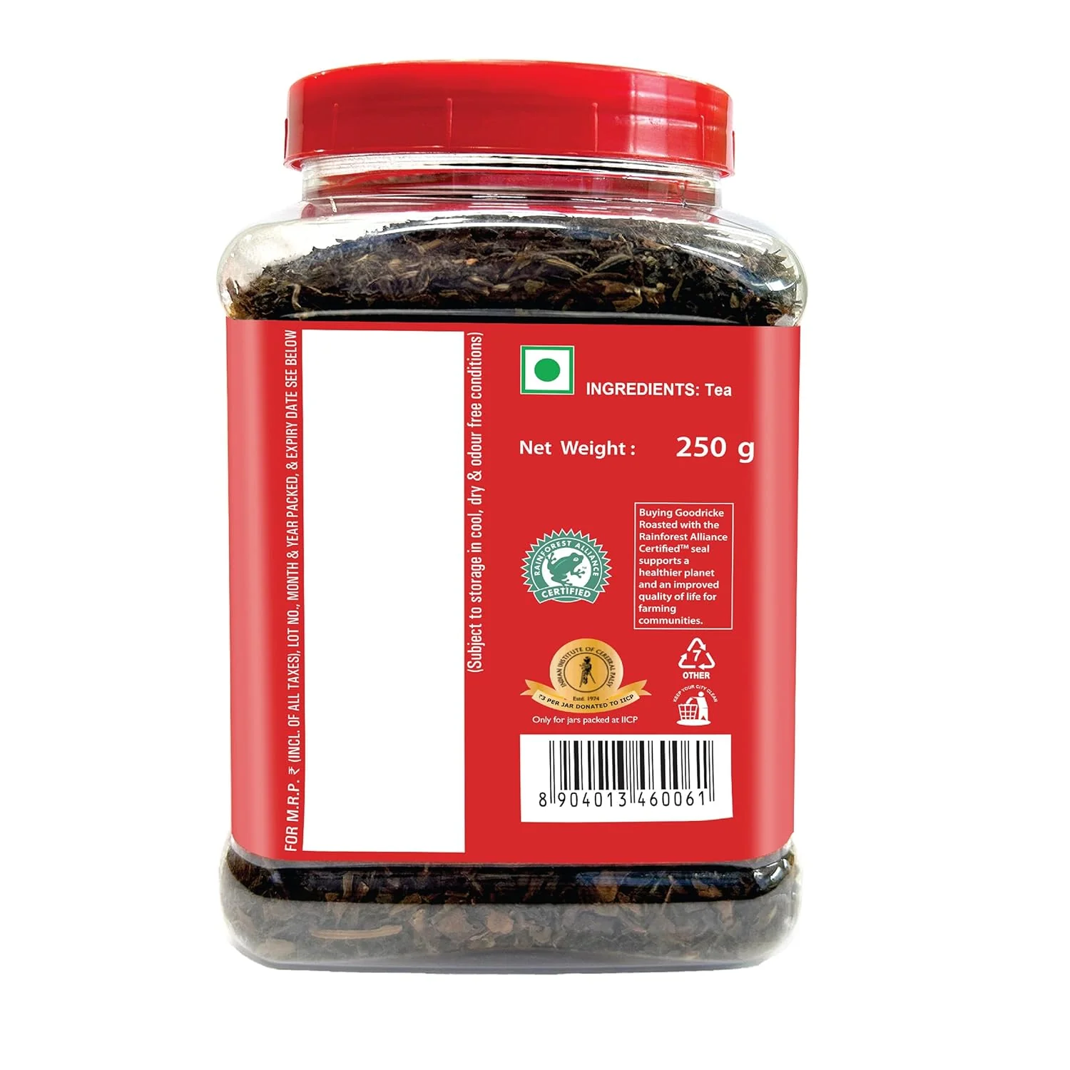 Goodricke Roasted Darjeeling Tea Pack Of 5 X 250gm Jar, 8.8 Ounce Each - Flavoury Golden Orange Pekoe | Premium Black Loose Leaves Tea With Rich Taste & Flavor - Low Caffeine - Image 3