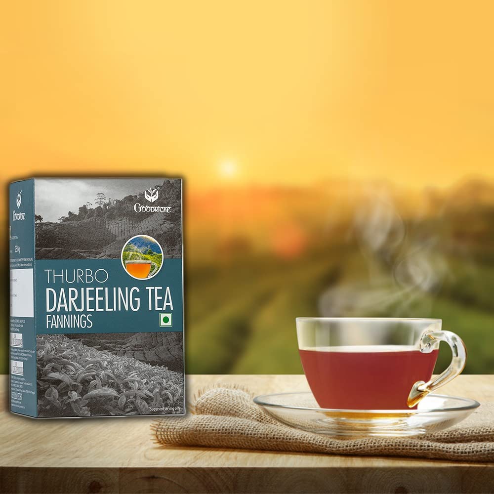 Goodricke Thurbo Fanning Darjeeling Tea - 250gm, 8.8 Ounce | Premium Black Tea With Long Lasting Taste & Aroma - 100% Pure & Original Loose Leaves Chai | Single Estate Whole Leaf Tea - Low Caffeine - Image 4