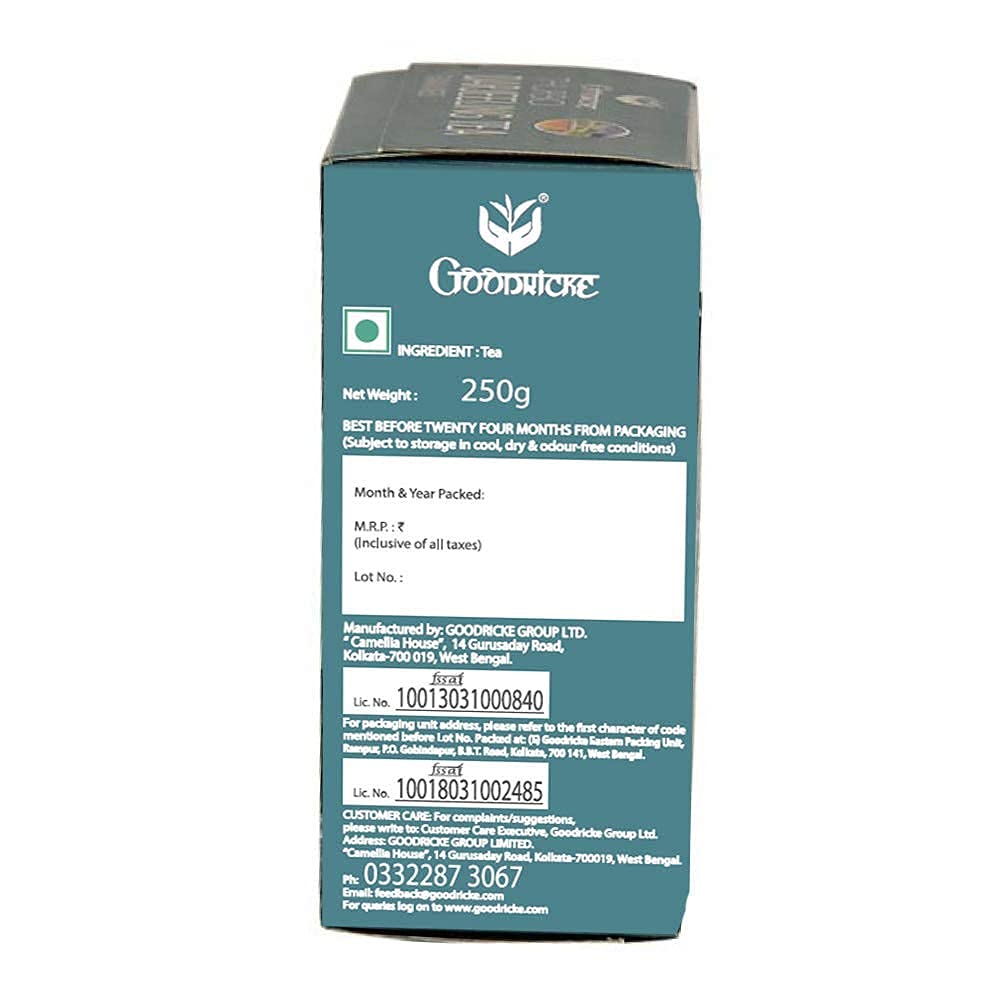 Goodricke Thurbo Fanning Darjeeling Tea - Pack Of 5 X 250gm, 8.8 Ounce Each | Premium Black Tea With Long Lasting Taste & Aroma - 100% Pure & Original Loose Leaves Chai | Single Estate Whole Leaf Tea - Image 3