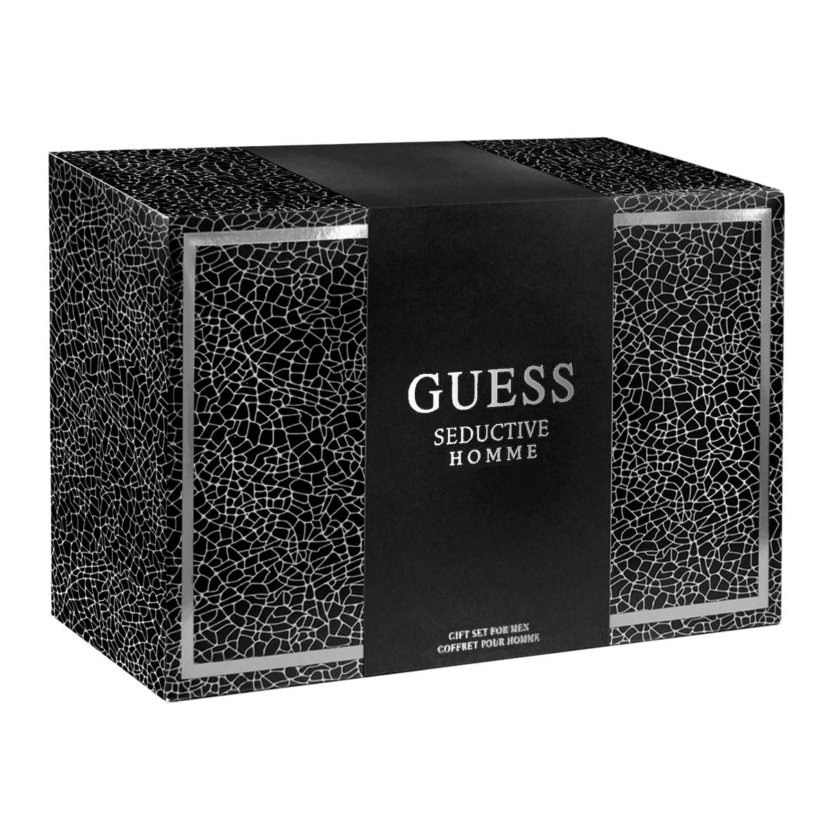 Guess Seductive Homme Men Gift Set EDT 3.4 Fl.oz. + Shower Gel 3.4 Fl.oz. + Body Spray 5.9 Oz. + Pouch - Image 3