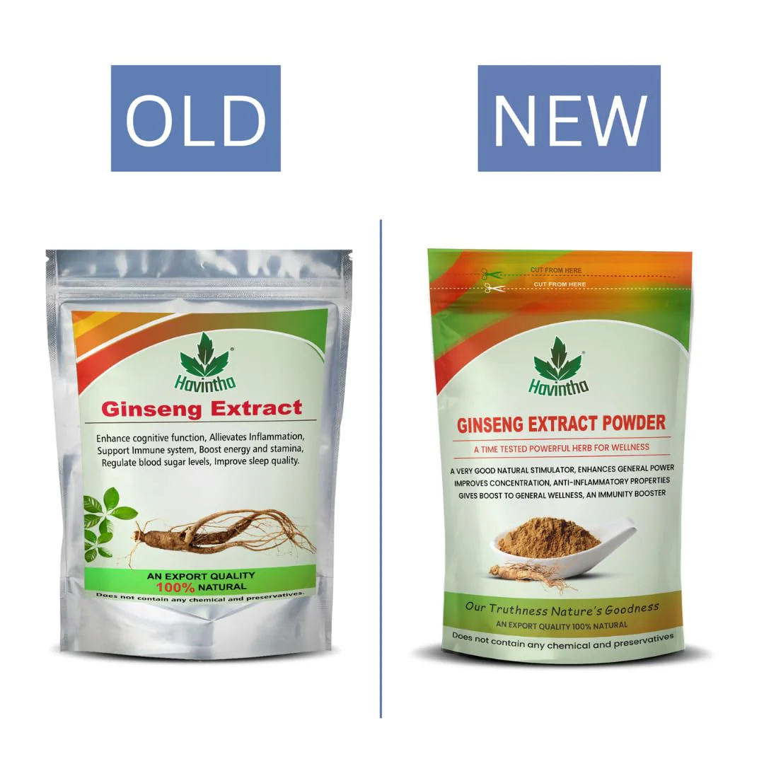 Havintha Natural Ginseng Extract Powder For Boosting Immunity Energy, Helps In Reduce Inflammation & Increase Energy & Strength | 100gm 0.2lbs - Image 2