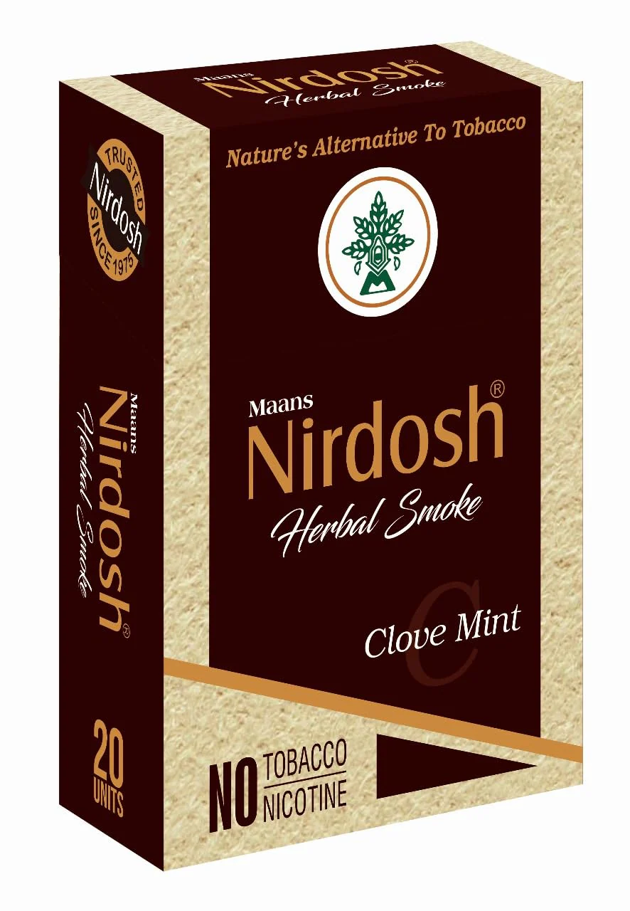 Herbal Cigarette Rolled In 100% Organic Natural Paper & Made With Herbal Ingredients - Pack Of 6X 20 Cigarettes | Clove Mint Flavored Tobacco Free & Nicotine Free Herbal Smoke - Image 3
