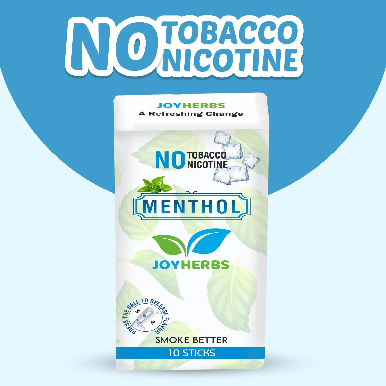 Herbal Cigarettes For Smoking 100% Tobacco Free & Nicotine Free Mint Flavoured King Size Herbal Smoke Sticks Pack Of 20 | Tobacco And Cigarette Alternatives - Quit Smoking Products - Image 7