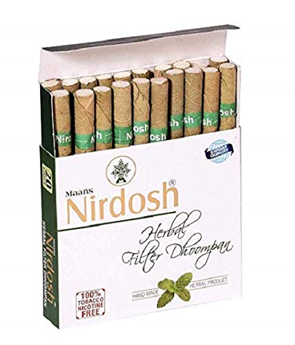 Herbal Filter Dhoompan Cigarette For Quit Smoking - 20 Cigarette Sticks | No Addiction Handmade Herbal Cigarette - Tobacco & Nicotine Free - Image 3