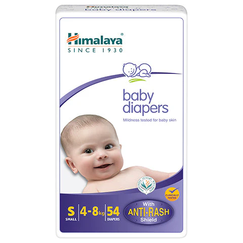 Himalaya Baby Diapers, With Unique, Soft, Easy-To-Fit Design | Small, Pack Of 54 Diapers - Image 4