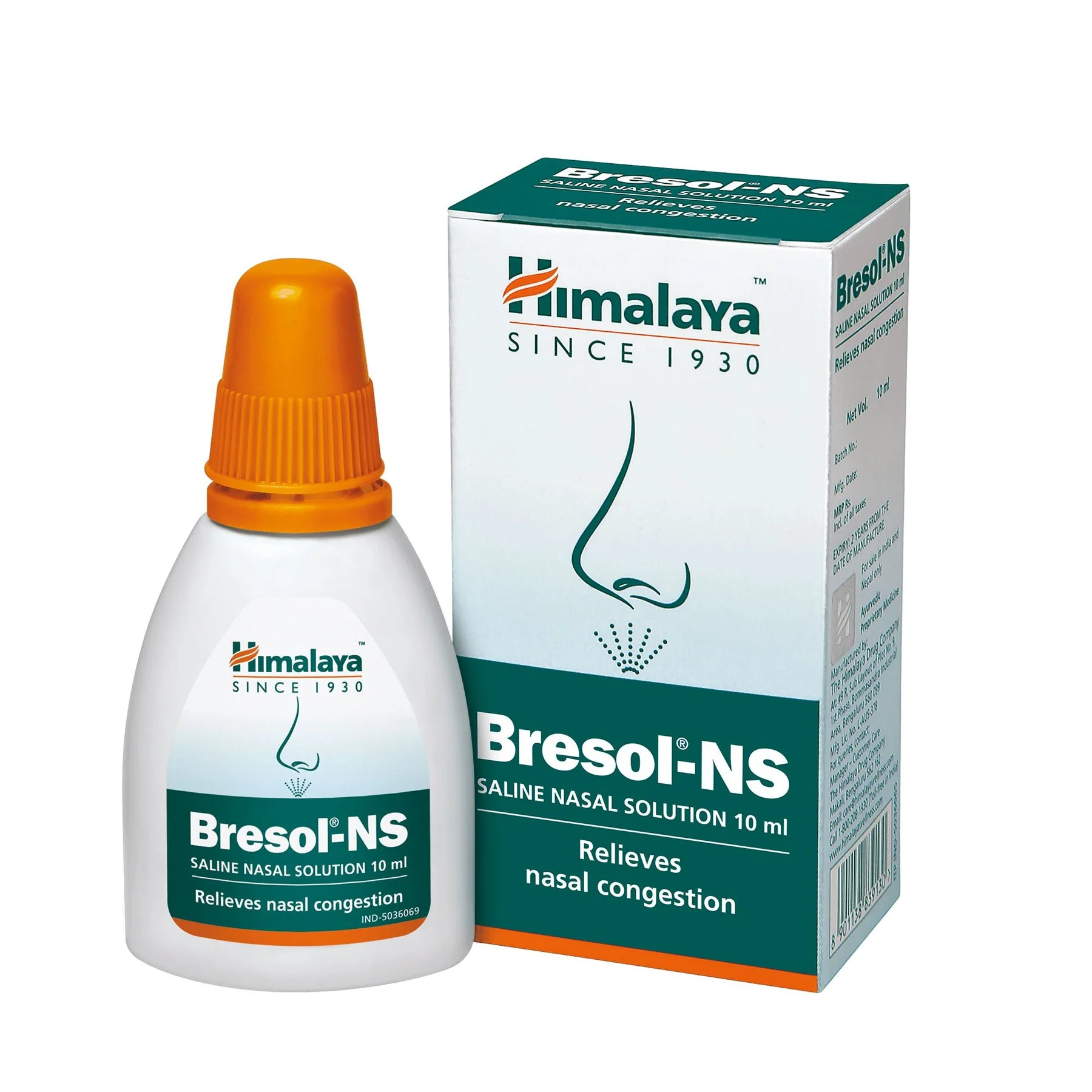 Himalaya Bresol - Ns Saline Nasal Solution For Nasal Congestion | 10ml - Image 4