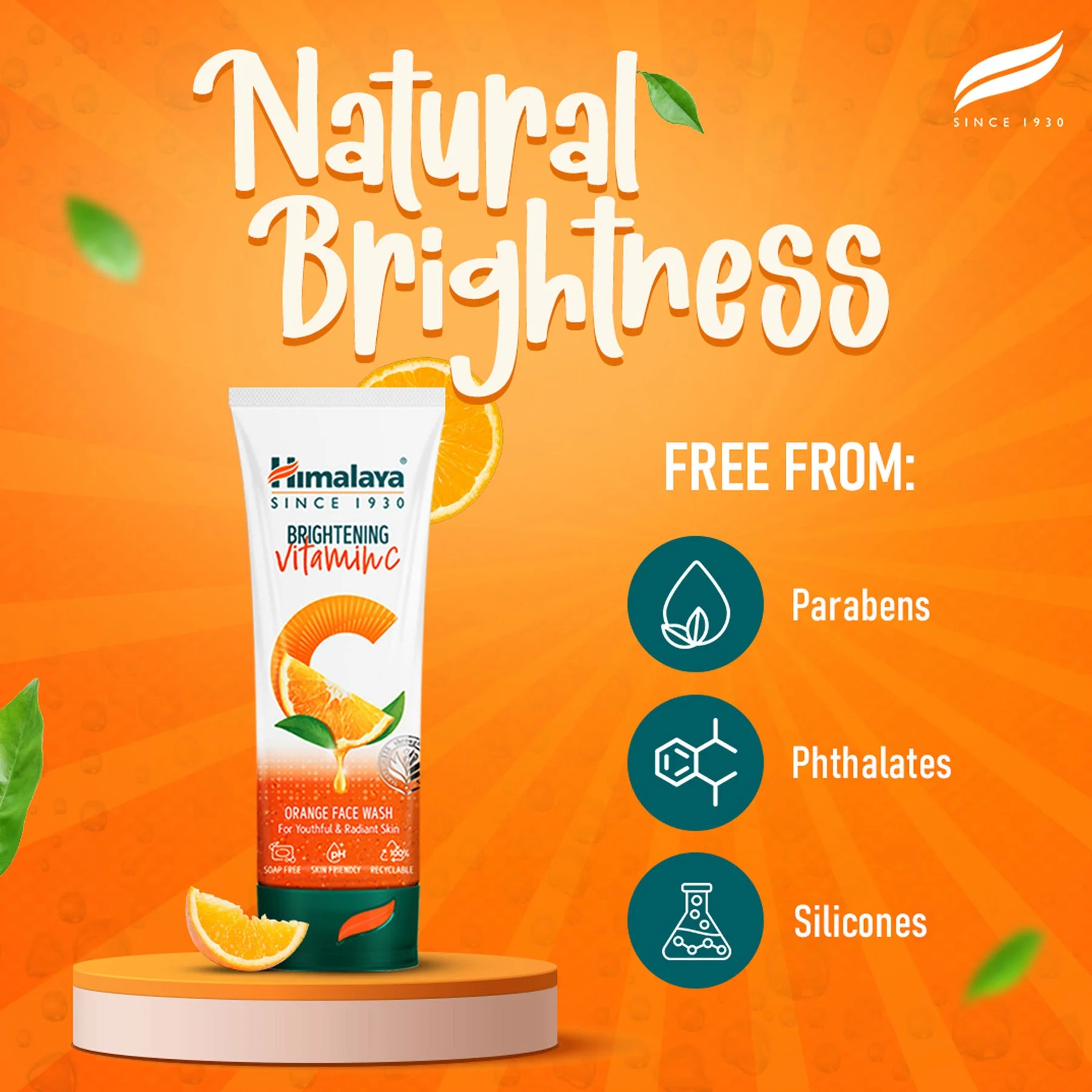 Himalaya Brightening Vitamin C Orange Face Wash, For Youthful & Radiant Skin | 100ml - Image 6