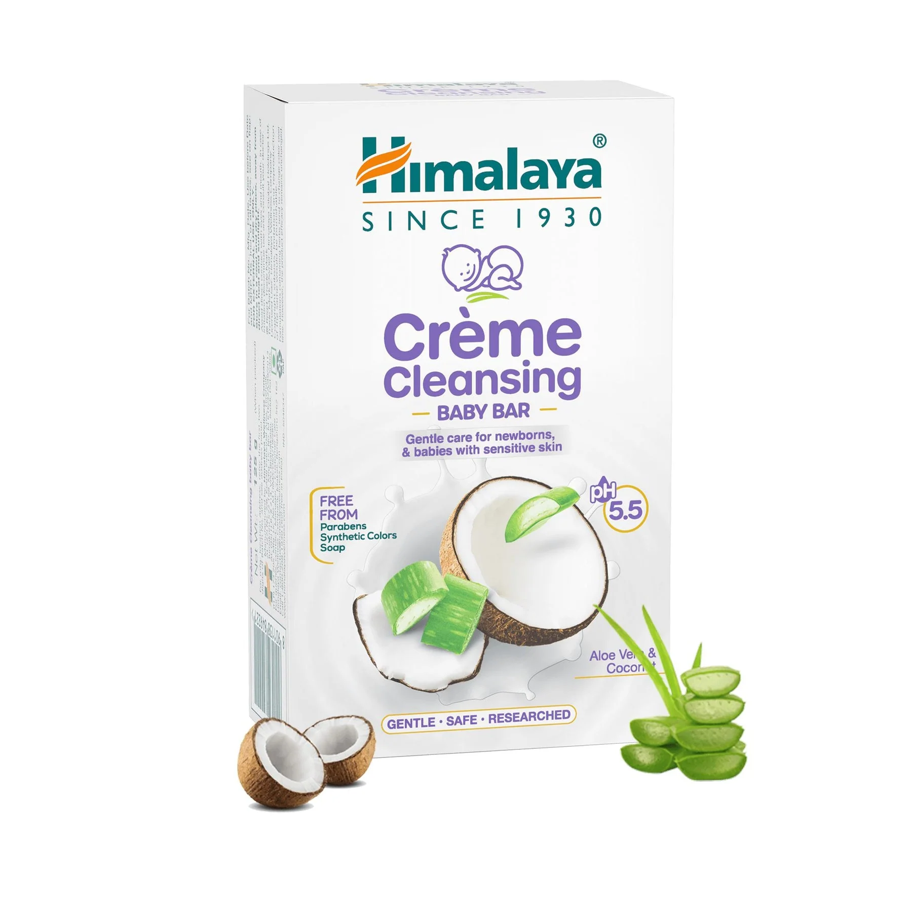 Himalaya Creme Cleansing Baby Bar, Gentle Care For Newborns & Babies With Sensitive Skin | 125gm - Image 6