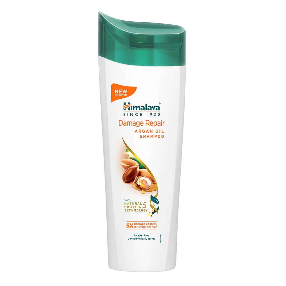 Himalaya Damage Repair Argan Oil Shampoo, 5x Damage Control For Smoother Hair | 180ml - Image 3