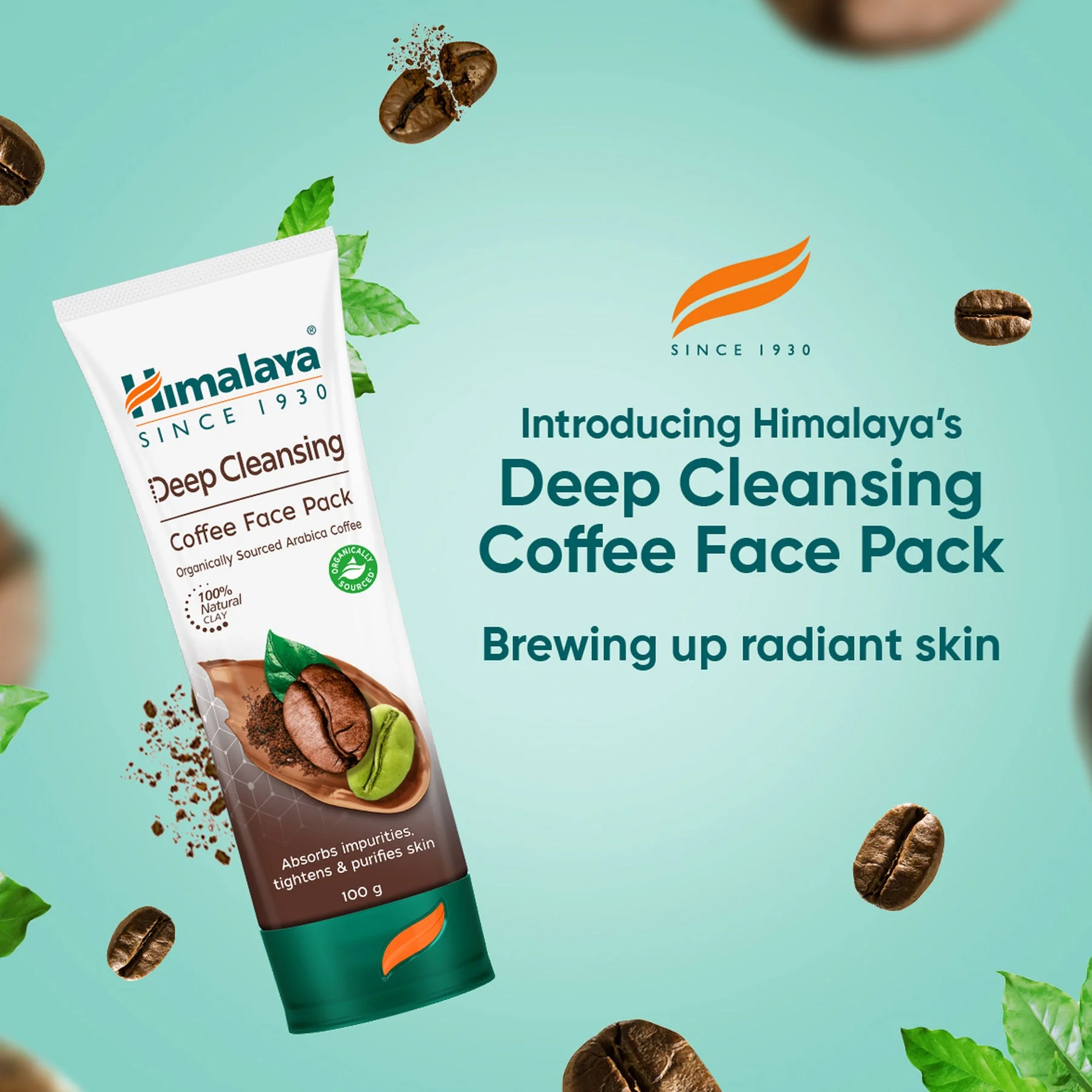 Himalaya Deep Cleansing Coffee Face Pack, Reduce Excess Oil, Reveal Deeply Cleansed & Radiant-Looking Skin | 100gm - Image 3