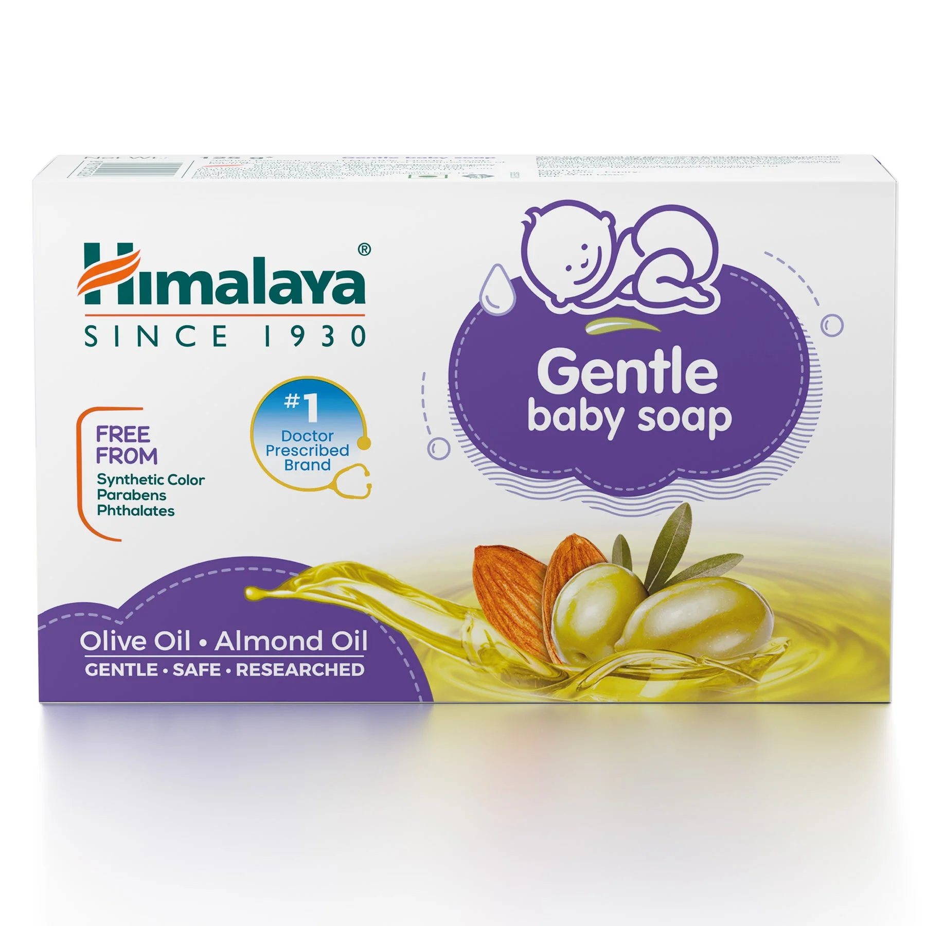 Himalaya Gentle Baby Soap, Specially For Baby's Gentle Skin | 125gm - Image 6