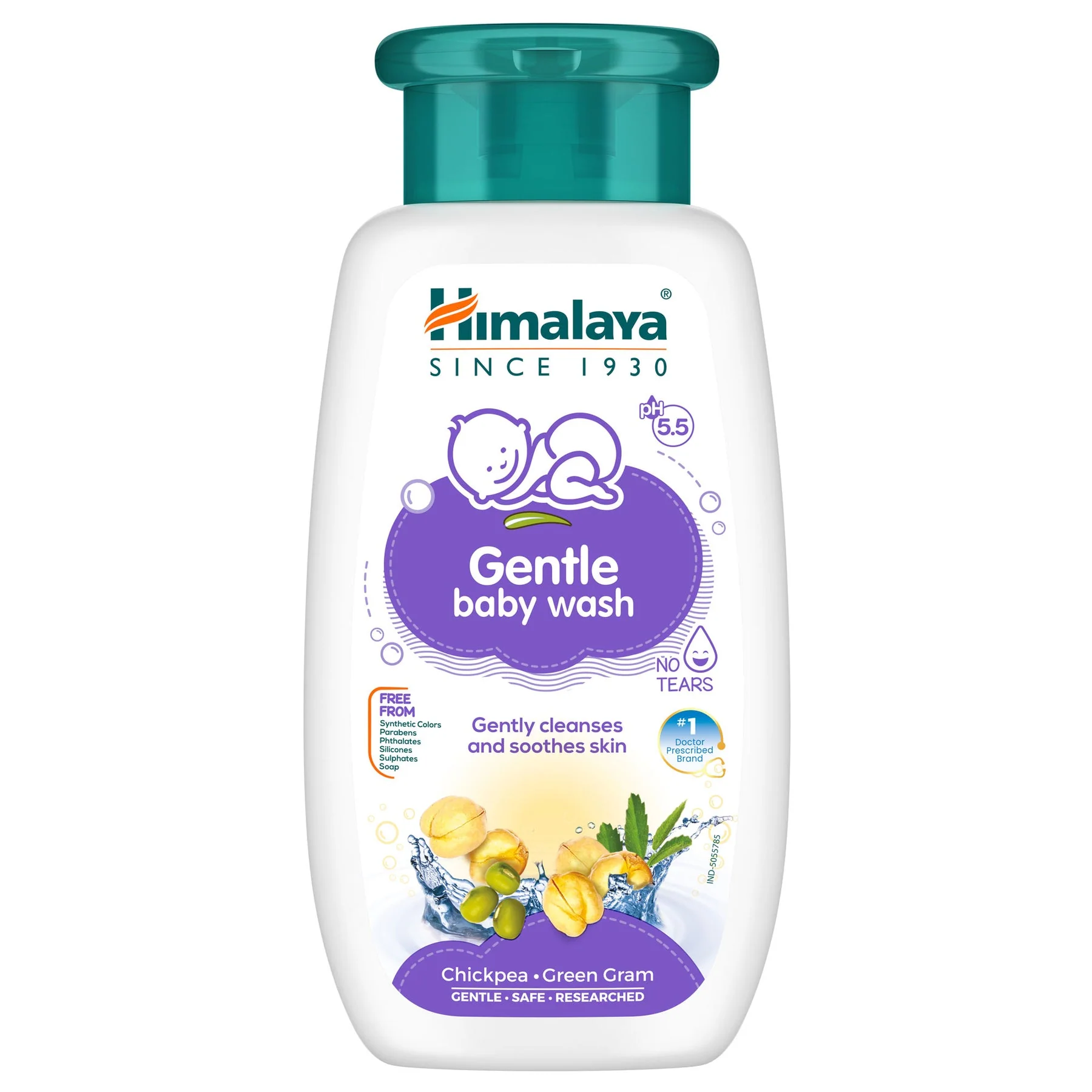 Himalaya Gentle Baby Wash, Gently Cleanses & Soothes Baby’s Skin | 100ml - Image 5