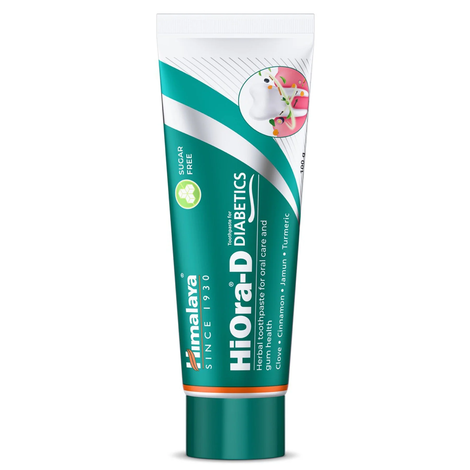 Himalaya Hiora-D Gel Toothpaste For Diabeties, For Oral Care & Gum Health | 100gm - Image 2
