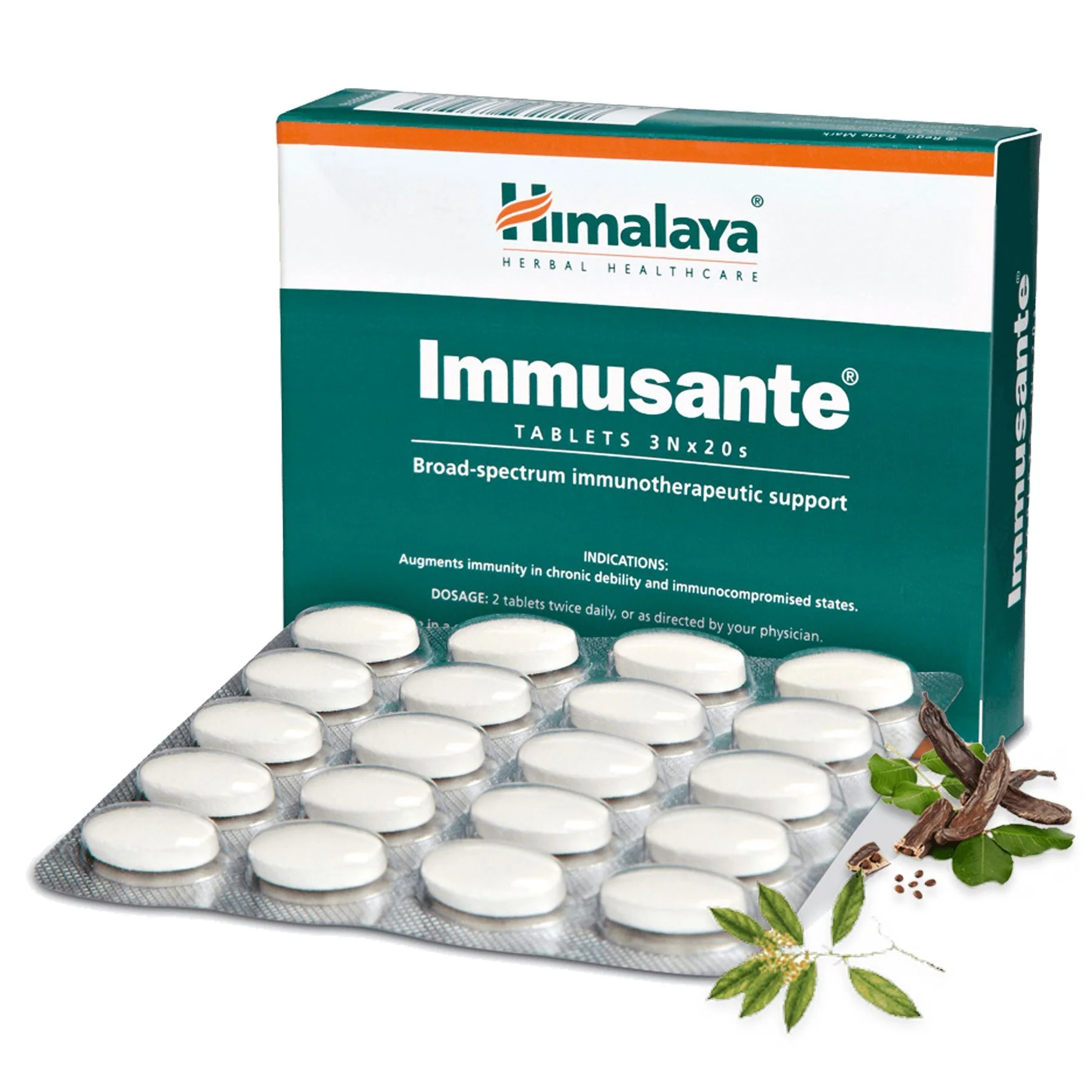 Himalaya Immusante Tablet, Helps To Build A Strong Immune System & Improve Resistance To Diseases | 60 Tablets - Image 2