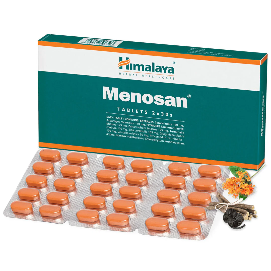 Himalaya Menosan Tablets, Supports Women's Health & Maintains Hormonal Balance | 60 Tablets - Image 2