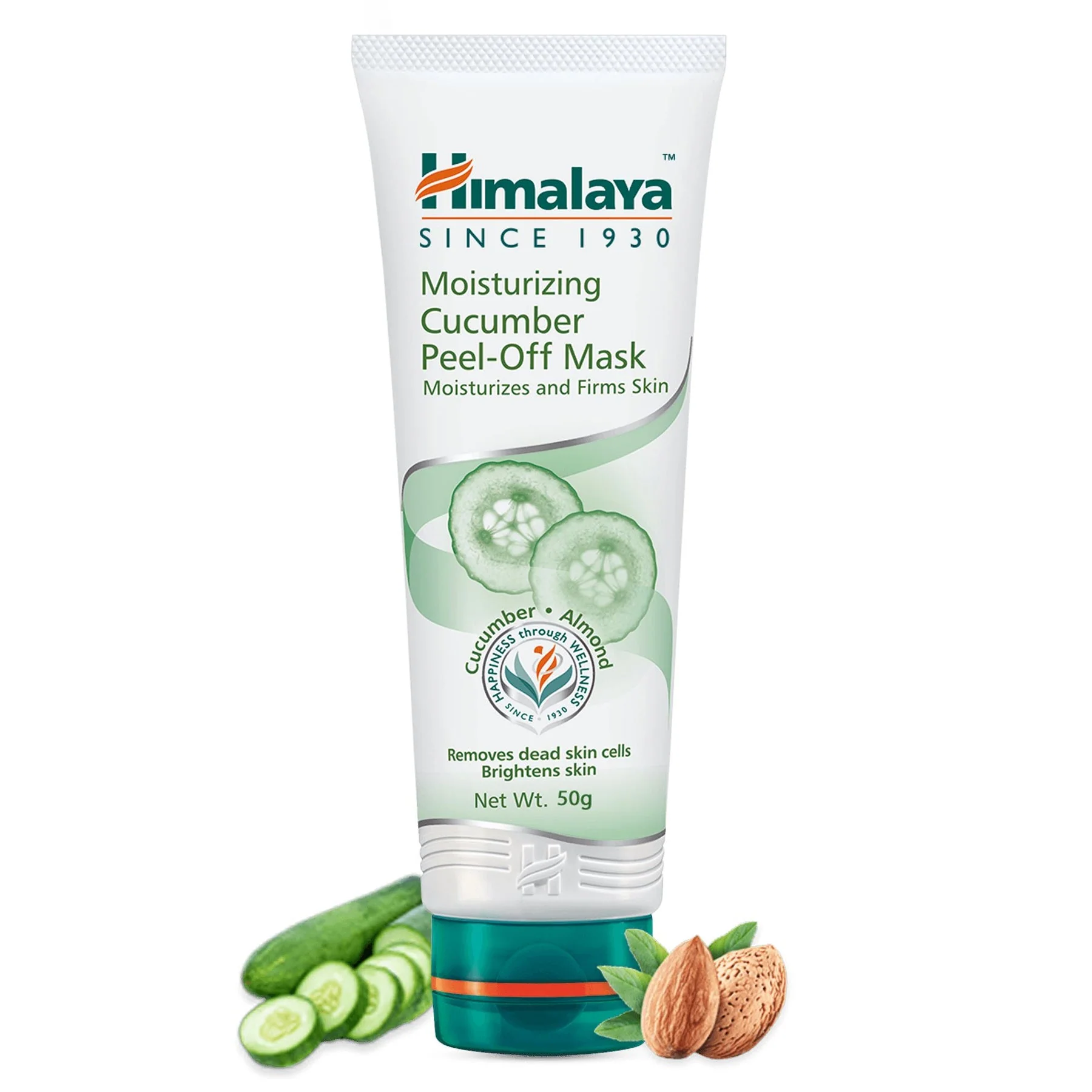 Himalaya Moisturizing Cucumber Peel-Off Mask, With The Goodness Of Cucumber, Almond & Turmeric | 50gm - Image 4