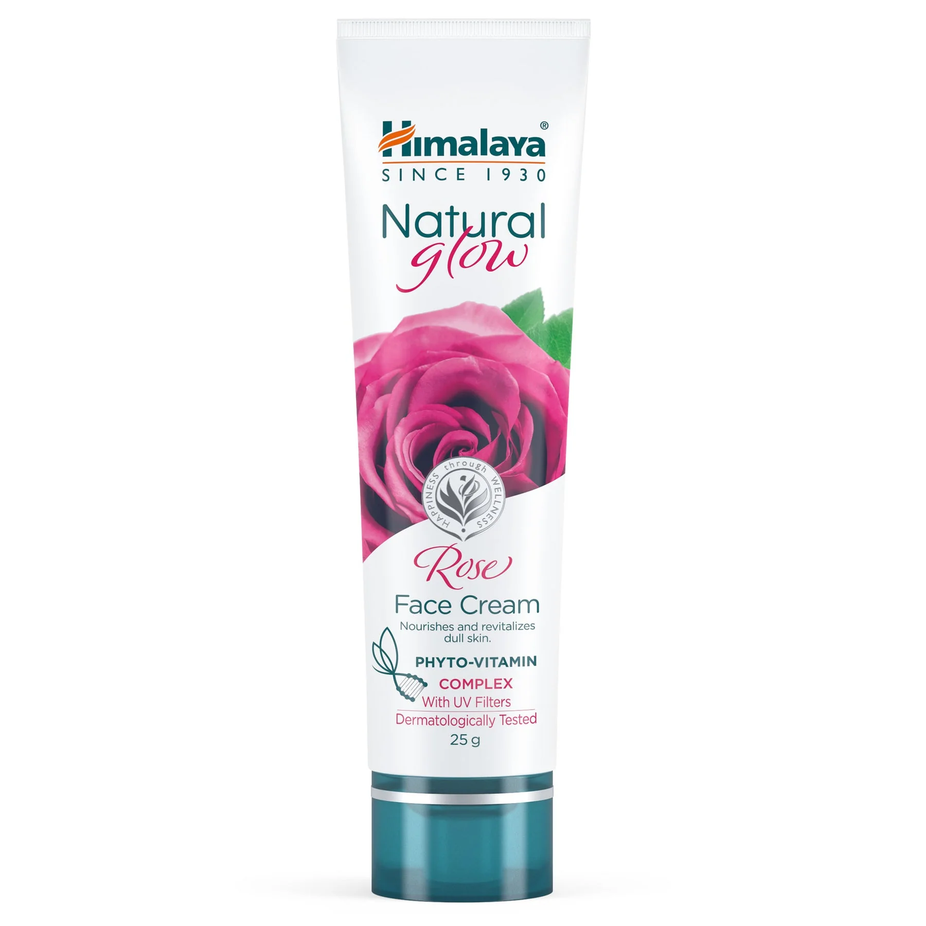 Himalaya Natural Glow Rose Face Cream, Nourishes & Revitalizes Dull Skin | 25gm