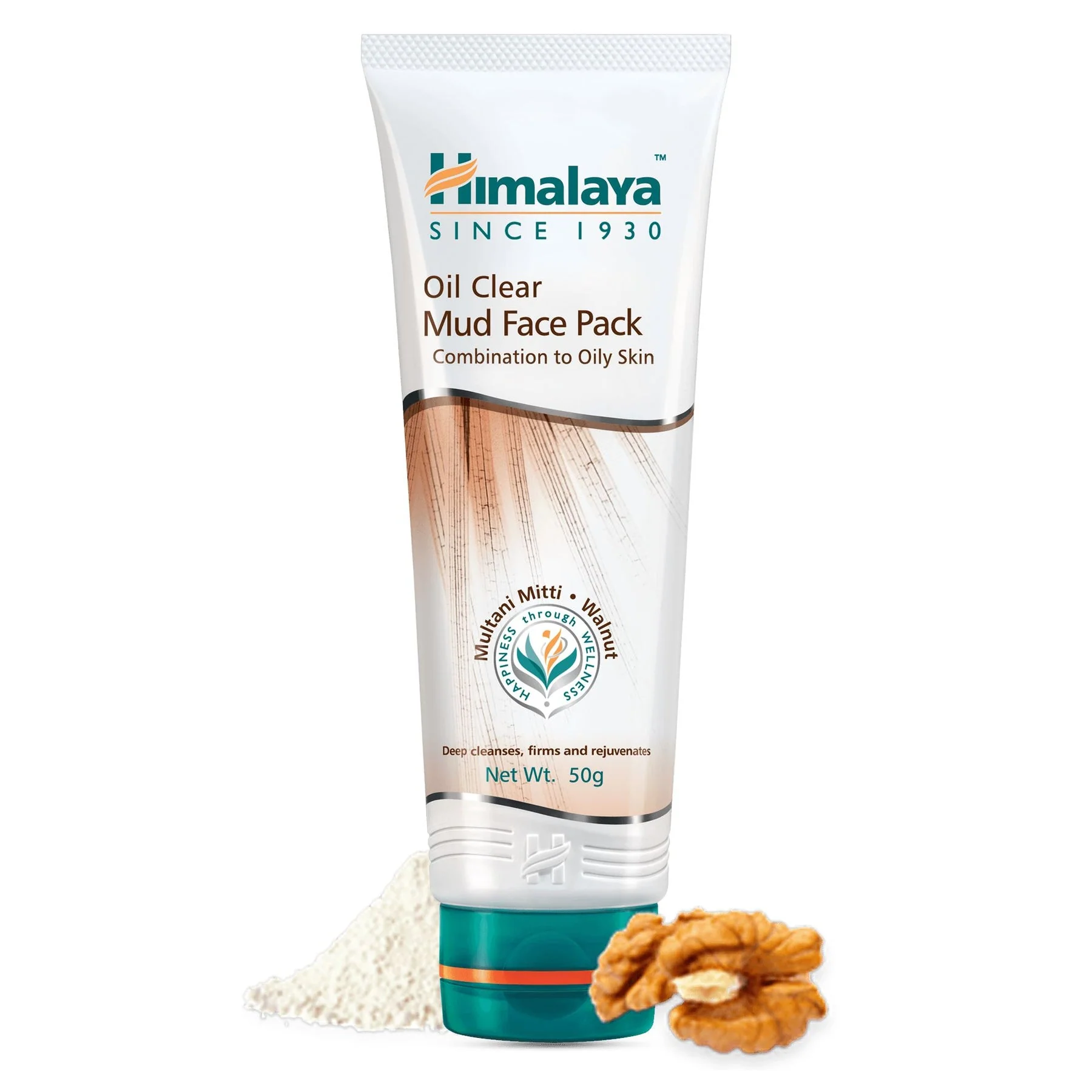 Himalaya Oil Clear Mud Face Pack, Deep Cleanses, Firms & Rejuvenates, With The Goodness Of Herbs & Mineral Clay | 50gm - Image 4