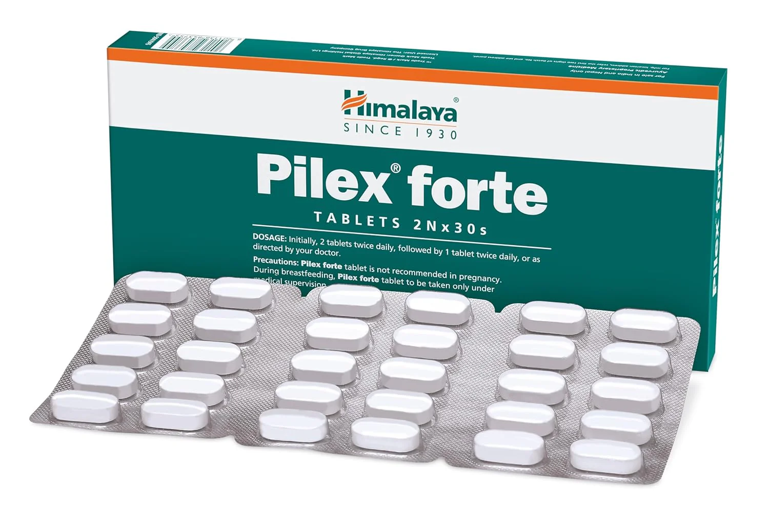 Himalaya Pilex Forte Tablets, Decreases Inflammation, Controls Irritation & Controls Bleeding | 30 Tablets - Image 4