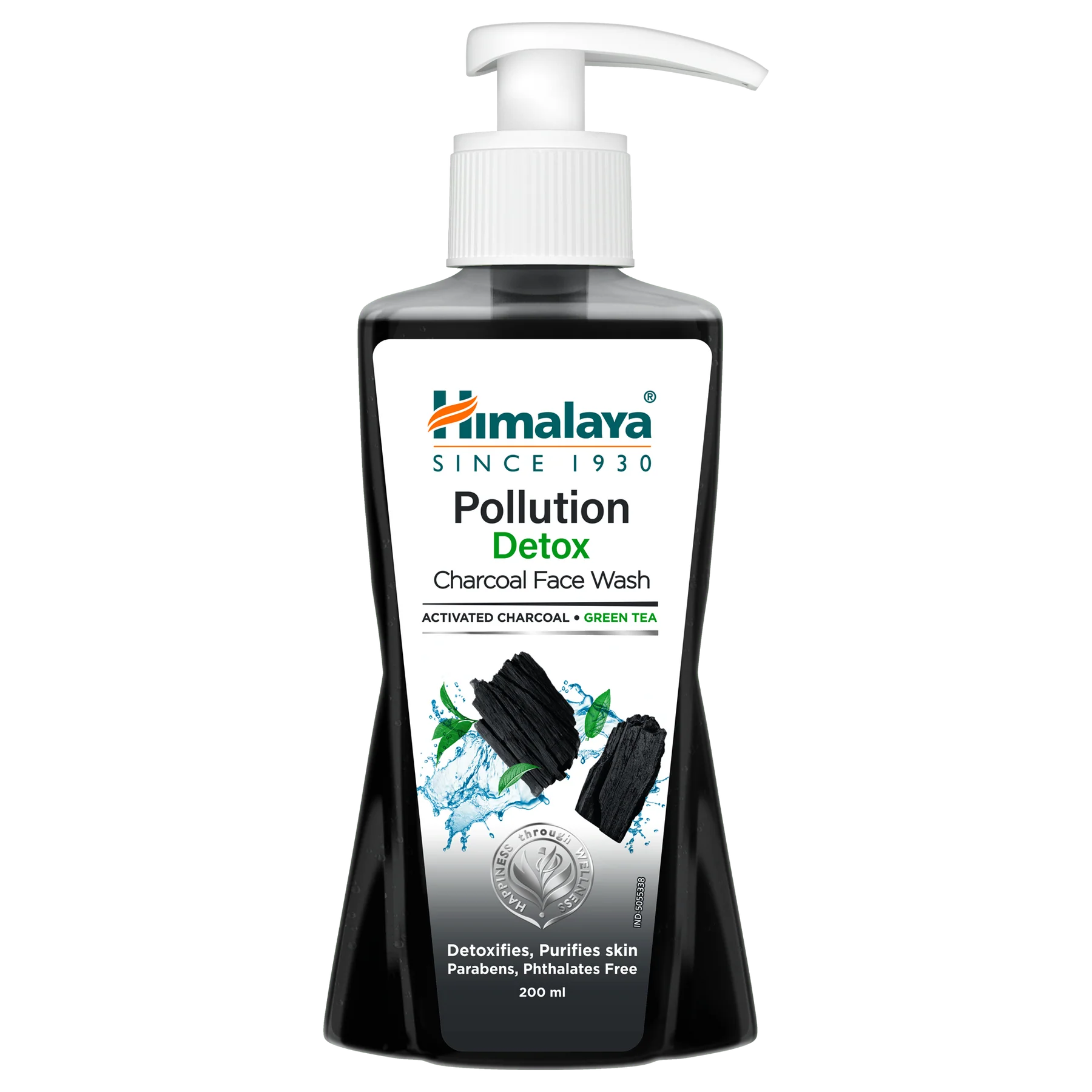 Himalaya Pollution Detox Charcoal Face Wash, Detoxifies & Purifies Skin | 200ml