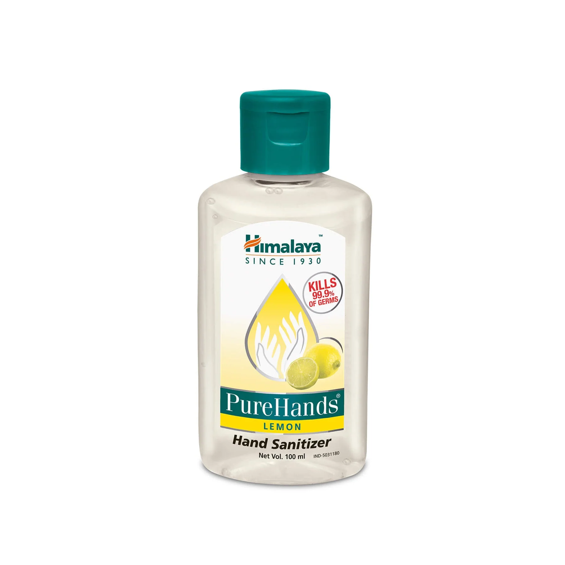 Himalaya Purehands Hand Sanitizer, Safe For Regular Use | 100ml (Lemon Sanitizer) - Image 4