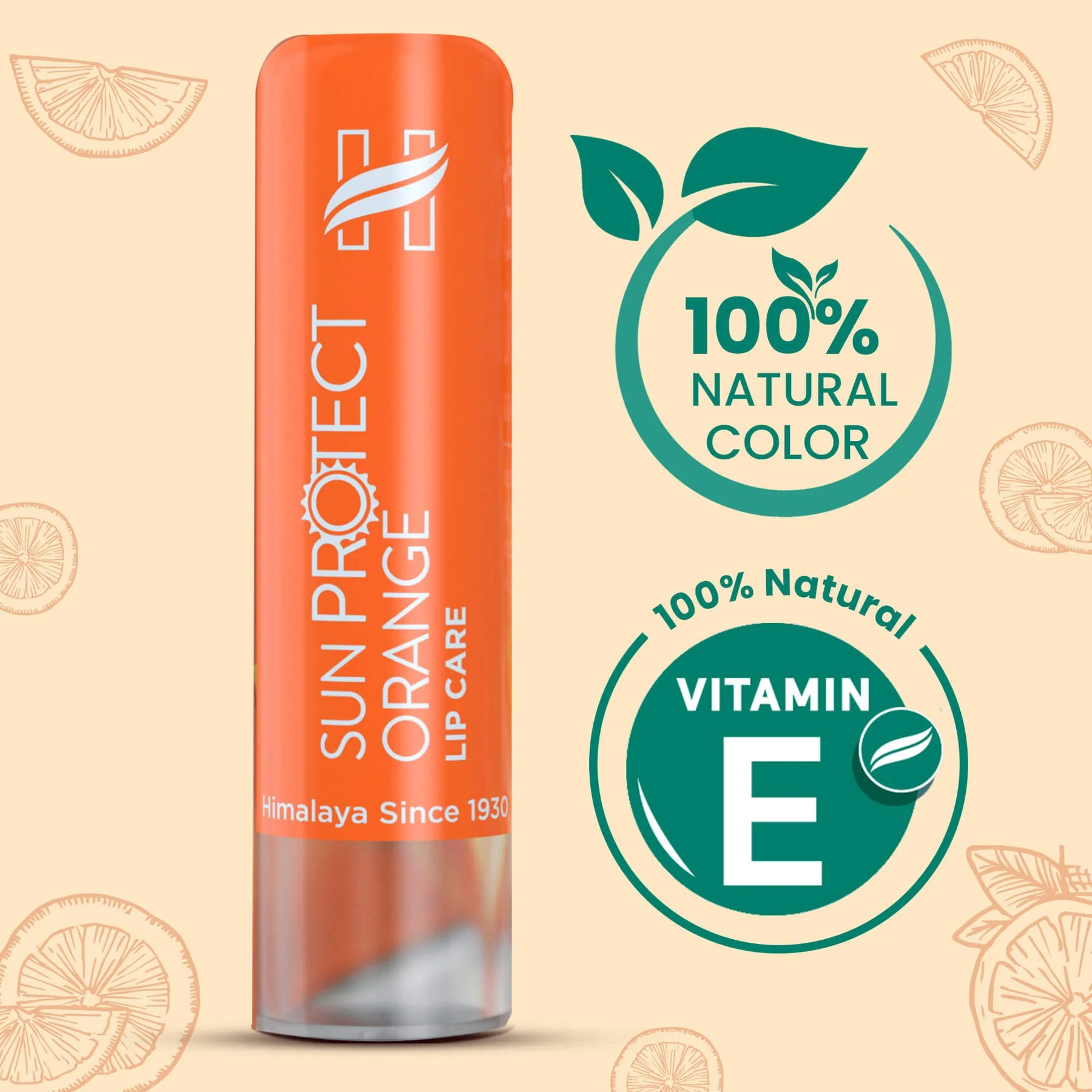Himalaya Sun Protect Orange Lip Care, Nourishes & Soothes Lips Shields Against Harmful UV Rays | 4.5gm - Image 5