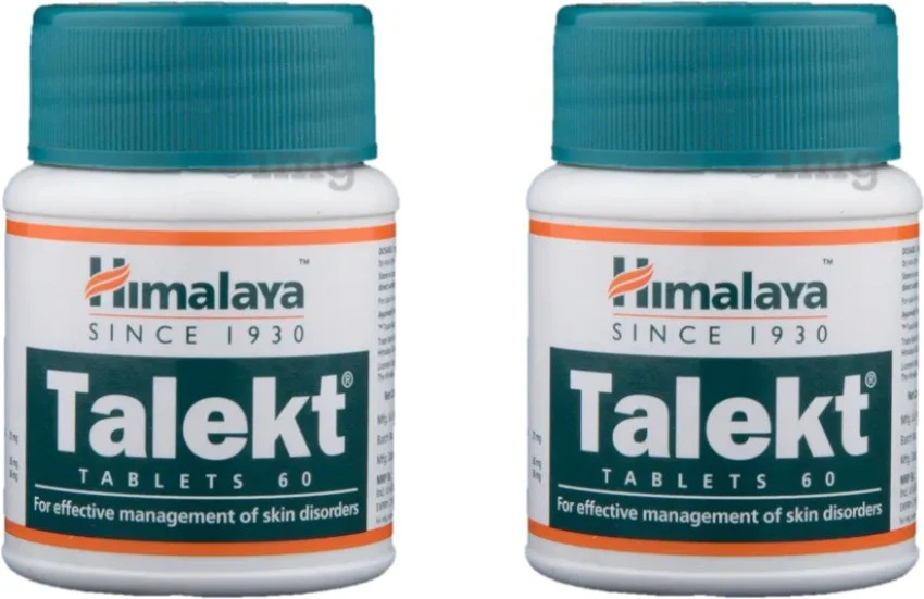 Himalaya Talekt Tablet For Effective Mannagement Of Skin Dissorders | 60 Tablets (Pack Of 2) - Image 2