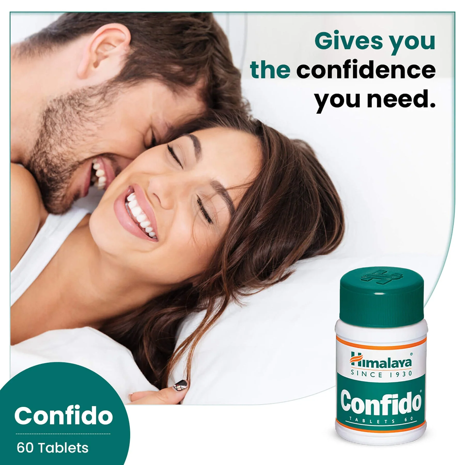 Himalaya Wellness Confido, Brings Back Confidence In Men, Reduces Performance Anxiety, Enhances Performance | 60 Tablets (Pack Of 5) - Image 2