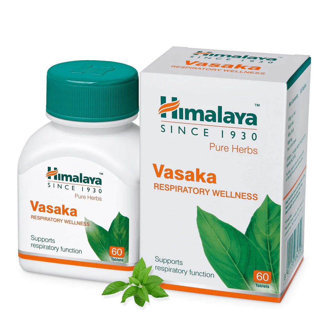 Himalaya Wellness Pure Herbs Vasaka Respiratory Wellness Tablet | 60 Tablets (Pack Of 2) - Image 6