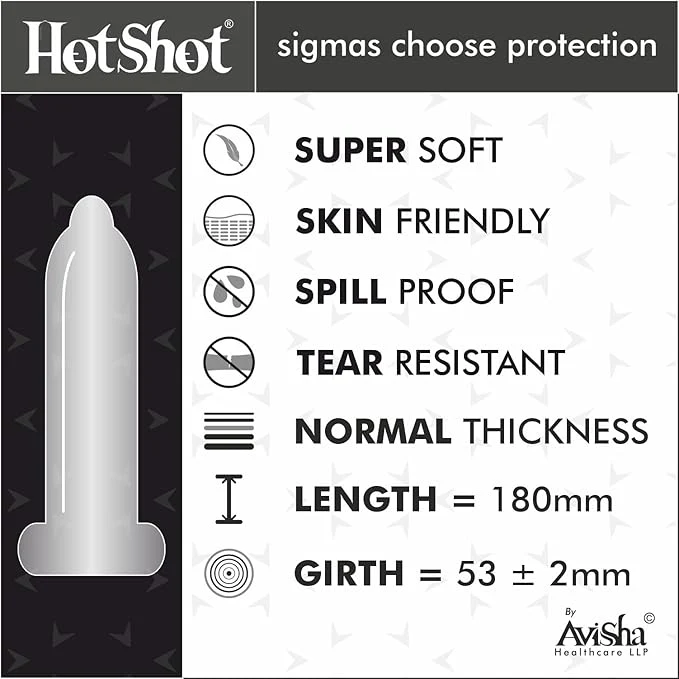 Hot Shot Red Wine Flavored Condom For Men -10 Count - Image 3