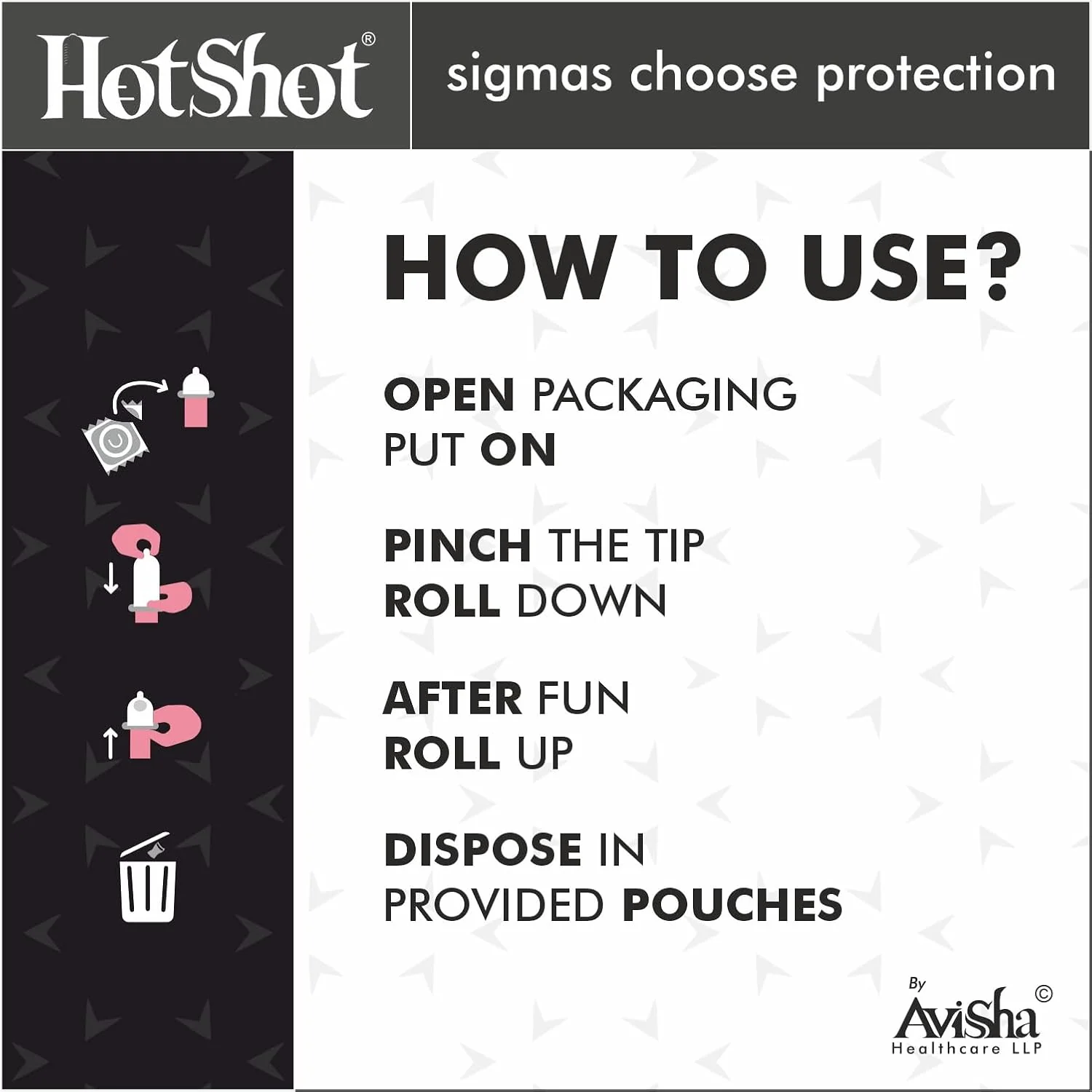 Hot Shot Red Wine Flavored Condom For Men -10 Count - Image 5
