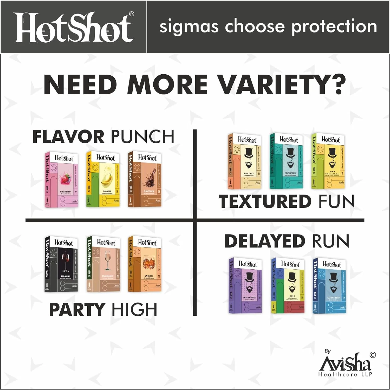 Hot Shot Red Wine Flavored Condom For Men -10 Count - Image 6