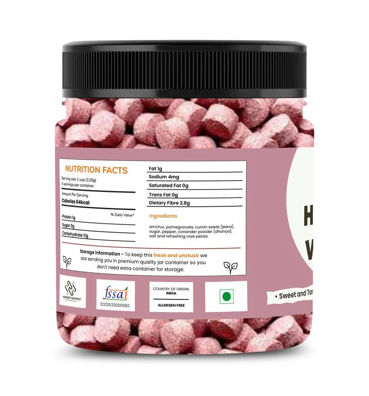 Hungry Harvest Hing Vati 400 Grams, | Digestive Mouth Freshener (Jar Pack) - Image 2