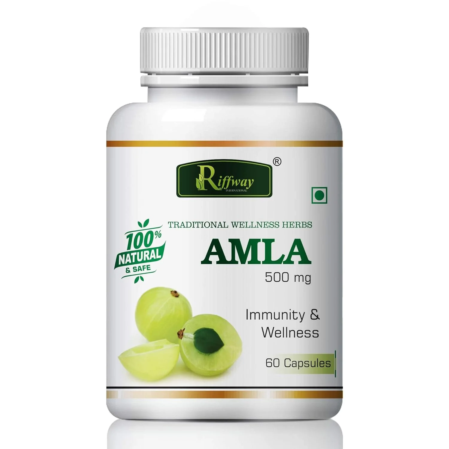 Inlazer Amla Health Capsule Amla Capsule Prevents Dark Spots & Acne, Truly All - Natural Solution To Get Vitamin C | 60 Capsule, 100gm 0.2lbs - Image 2