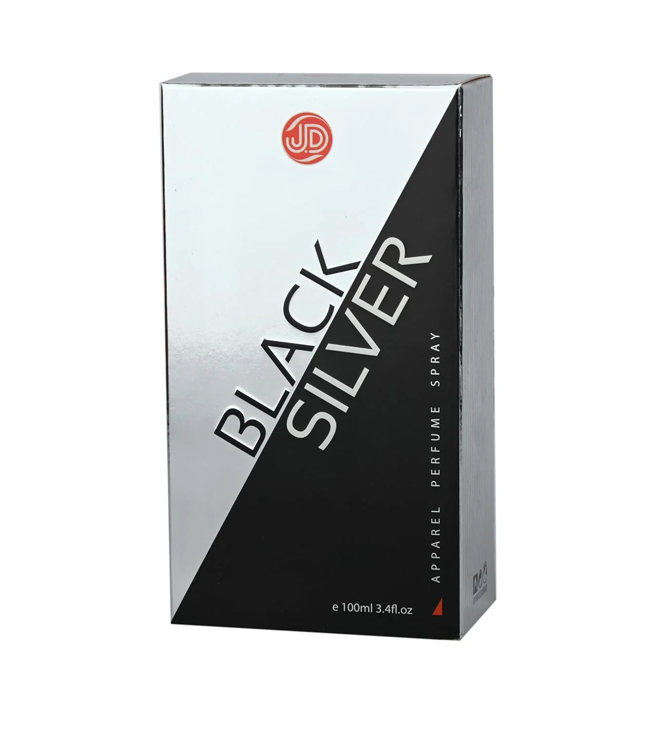 JD International Black Silver Apparel Unisex Perfume With Long Lasting Fragrance - 100ml, 3.4 Fl.oz. | Perfume For Men & Women - Image 5