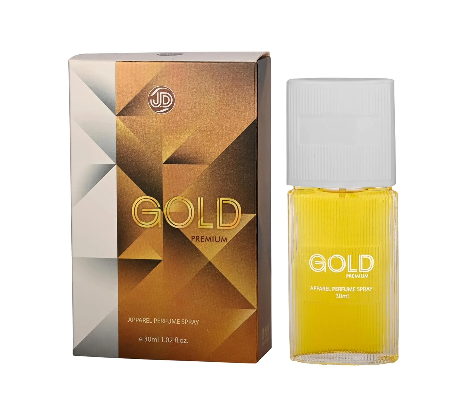 JD International Gold Premium Apparel Unisex Perfume  Pack Of 2 X 30ml, 1.02 Fl.oz. Each Bottle | Exquisite Fragrance For Lasting Elegance - Image 2