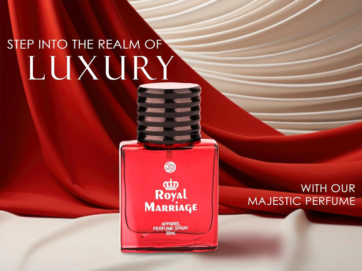 JD International Royal Marriage Apparel Unisex Perfume With Long Lasting Fragrance - 30ml, 1.02 Fl.oz. | Captivating Fragrance For Lasting Elegance And Timeless Appeal | Ideal For Both Men And Women - Image 3
