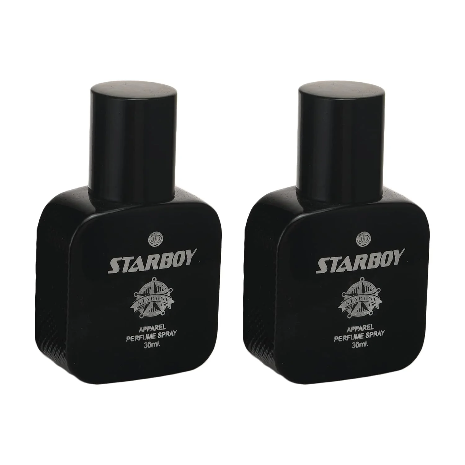 JD International Star Boy Black Apparel Unisex Perfume With Long Lasting Fragrance - Pack Of 2 X 30ml, 1.02 Fl.oz. Each | Perfume For Men & Women
