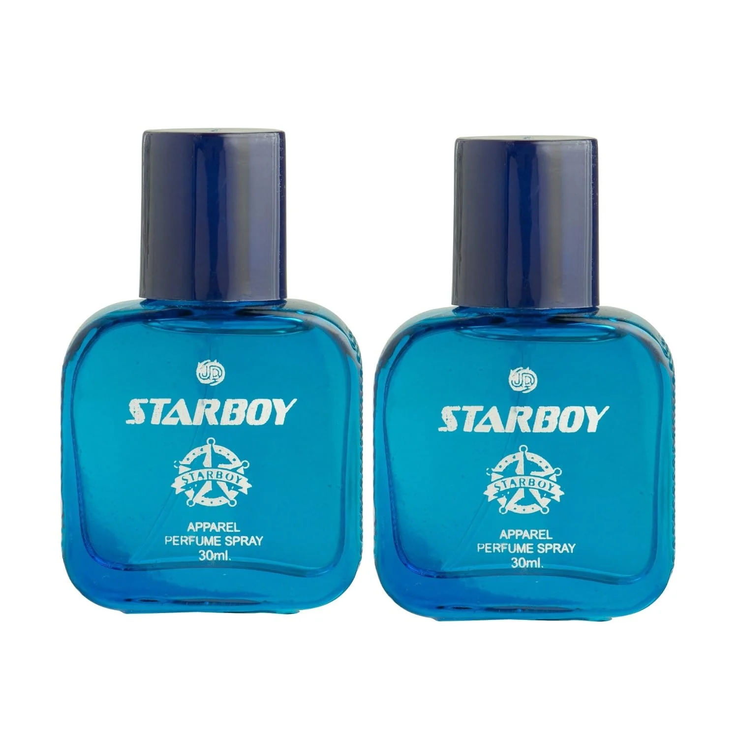 JD International Star Boy Blue Apparel Unisex Perfume With Long Lasting Fragrance - Pack Of 2 X 30ml, 1.02 Fl.oz. Each | Perfume For Men & Women