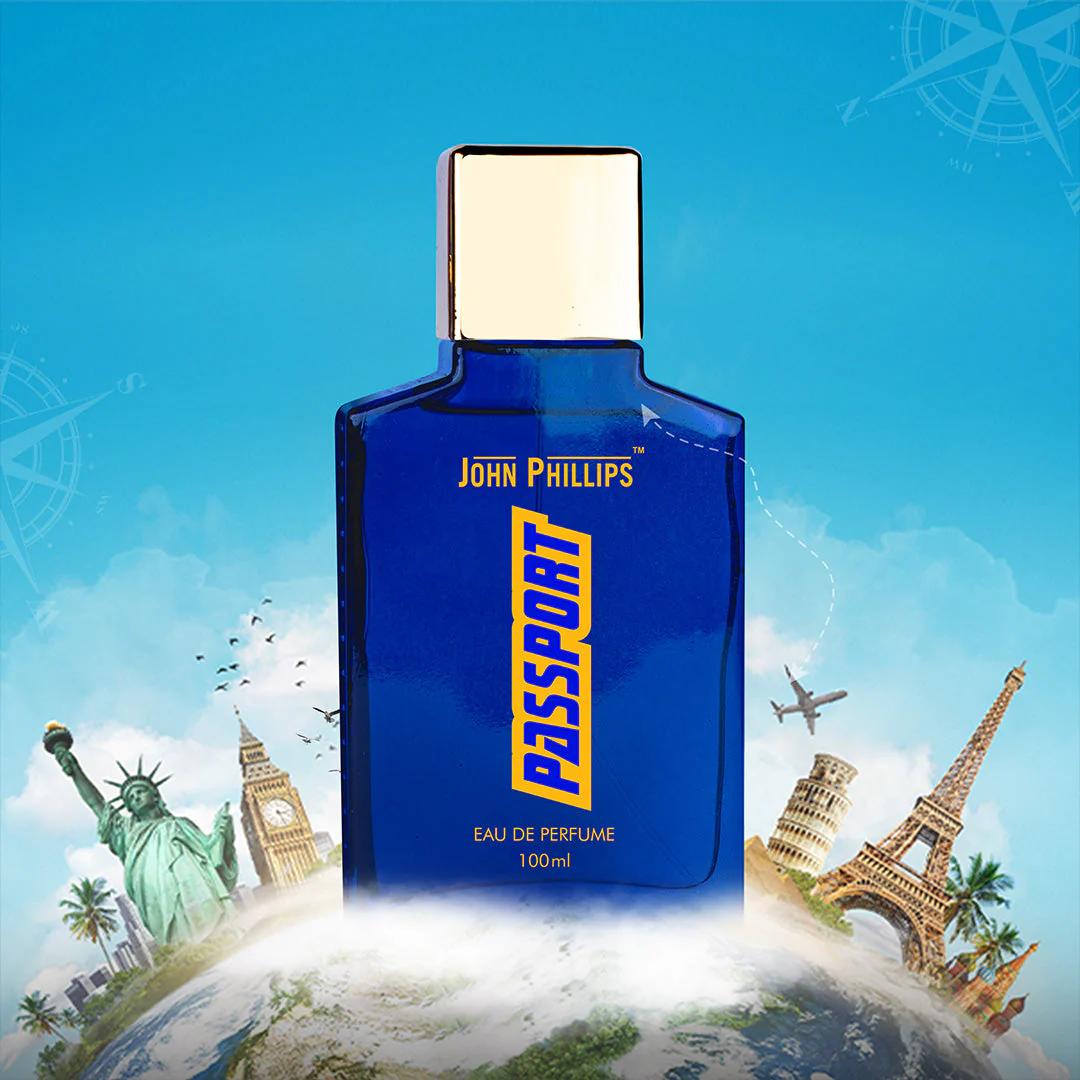 John Phillips 525 Eau De Parfum 60ml 2 Fl.oz. & Passport Eau De Parfum 100ml 3.4 Fl.oz. | For Men - Image 2