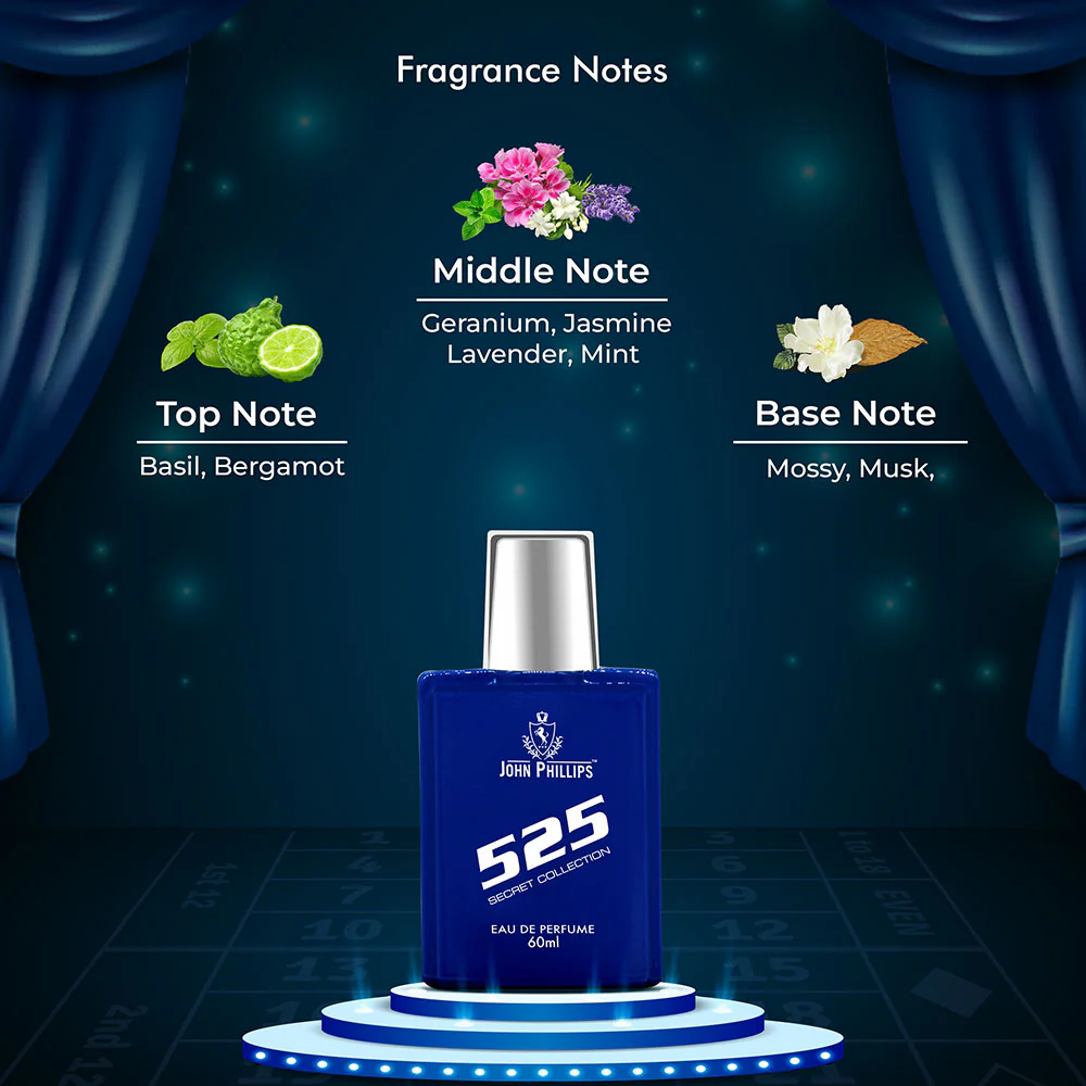 John Phillips 525 Eau De Parfum 60ml 2 Fl.oz. & Passport Eau De Parfum 100ml 3.4 Fl.oz. | For Men - Image 5