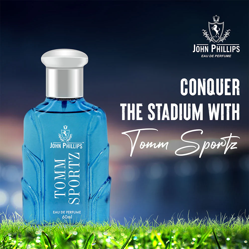 John Phillips Attarful + Dark Code + Tomm Sportz Eau De Perfume 60ml 2 Fl.oz. Each Pack Of 3 For Unisex - Image 4
