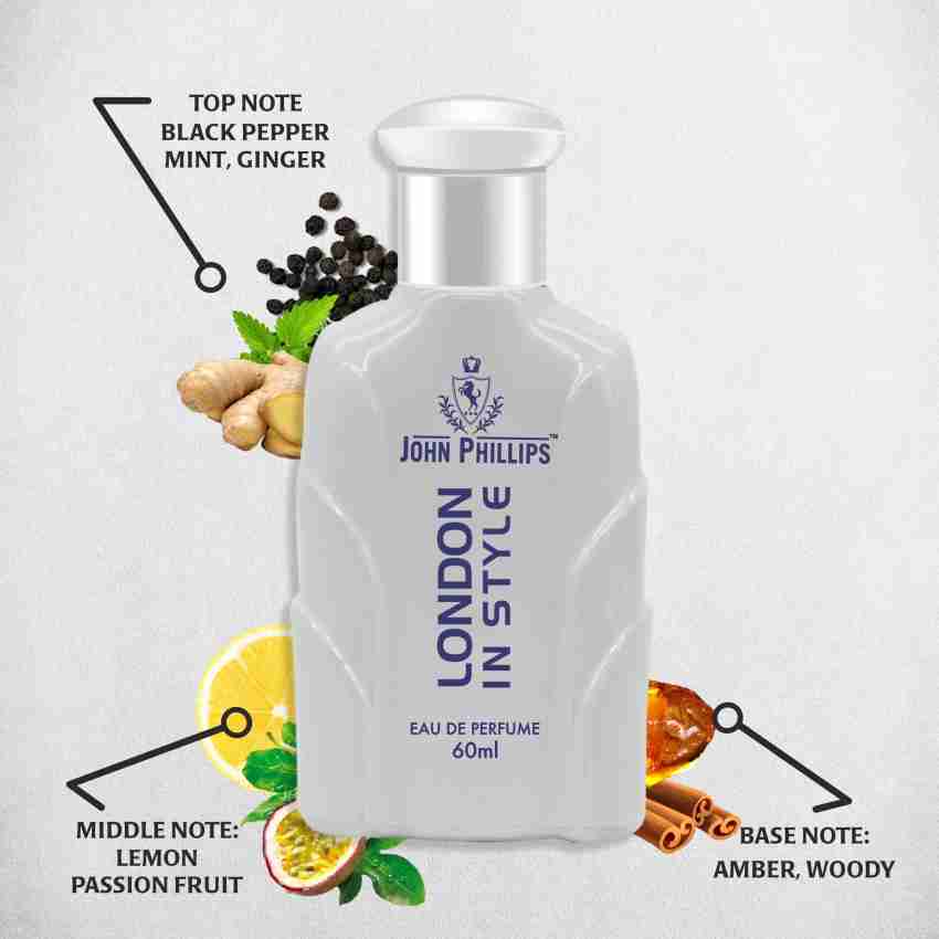 John Phillips Attarful + London In Style + Manget Eau De Parfumes 60ml 2 Fl.oz. Each Pack Of 3 For Unisex - Image 3