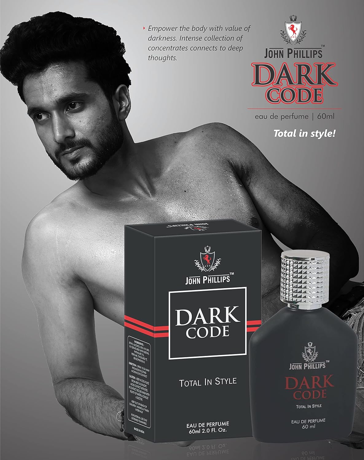 John Phillips Dark Code 100ml 3.4 Fl.oz. & Titanic Eau De Perfumes 60ml 2 Fl.oz. | Combo Of 2 | For Unisex - Image 4