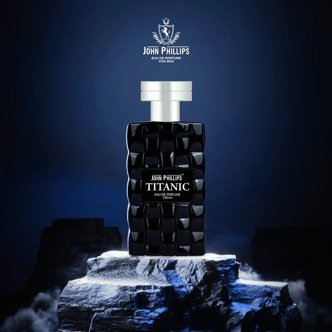 John Phillips Dark Code 100ml 3.4 Fl.oz. & Titanic Eau De Perfumes 60ml 2 Fl.oz. | Combo Of 2 | For Unisex - Image 5