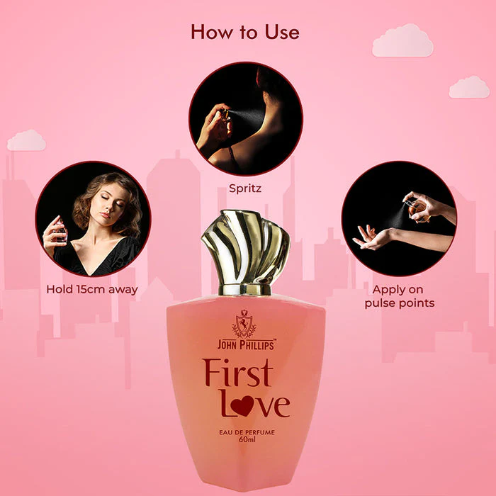 John Phillips Dark Code + First Love + Magic Rose Eau De Perfume 60ml 2 Fl.oz. Each Pack Of 3 For Unisex - Image 5