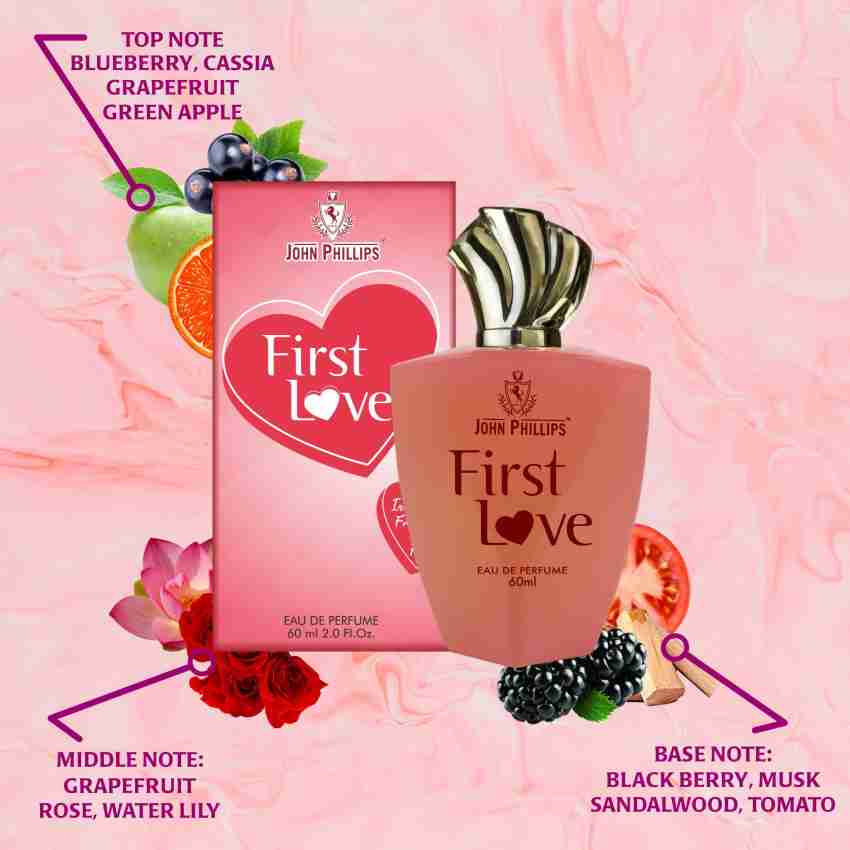 John Phillips  First Love 60ml 2 Fl.oz. For Women & Mr. Blue 100ml 3.4 Fl.oz. For Men Pack Of 2 - Image 2